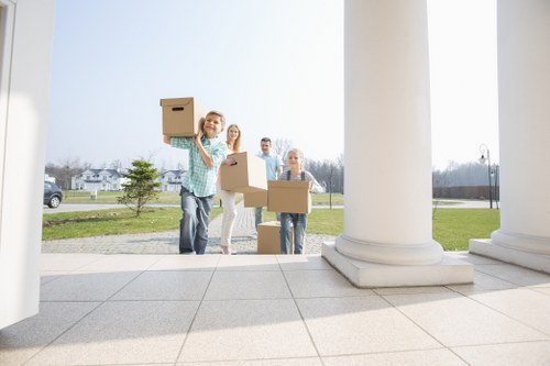 Packing and furniture handling during a Surrey house move