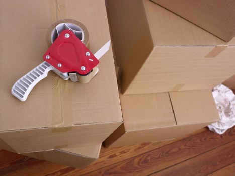 Loading commercial items for a Surrey office or shop move