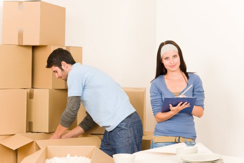 Packing and furniture handling for a Surrey house move