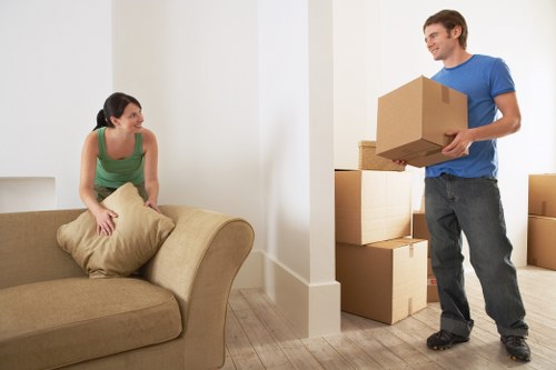 Commercial moving van service for office relocation in Surrey