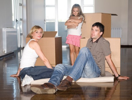 Loaded business move vehicle for an office relocation service in Surrey